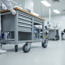 160mm Heavy Duty Swivel Plate Castor with Anti-Static Tyre