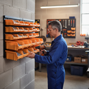 Heavy Duty Wall Mounted Louvre Panel Parts Bin Kits for Storage