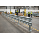 Premium Heavy Duty 2000mm Double Run RSJ Crash Barrier Post - Galvanised Steel for Vehicle Safety