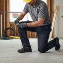 Professional Customized Trousers With Kneepad Pockets - Dark Navy