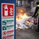 Foam Branchpipe Identification Signs – Portrait – Industrial Use