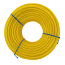 6mm Yellow Polypropylene 3-Strand Rope – Heavy-Duty, Waterproof & UV-Resistant (75m Coil)