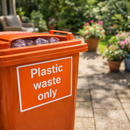 Plastic Waste Only Sign – 1mm Rigid – Durable & Weather Resistant – Indoor/Outdoor