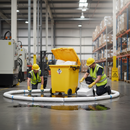 Heavy Duty Oil and Fuel Spill Kit - 4 Wheeled Bin - 800L Capacity