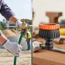 Premium 1" and 3/4" Threaded Bib Tap Connector for Quick-Click Couplings with Washer for Water Tight Seal