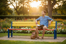 Premium Junior Backless Bench 1.5m - Durable Hardwood with Vibrant Colors for Schools and Parks