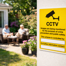 CCTV Monitoring Signs – Indoor/Outdoor – Durable – Crime Prevention