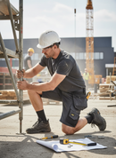 Premium Stretch Loose Fit Work Shorts with Reinforced Pockets for Durability and Comfort