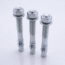 Set of 3 M10 x 85 mm Throughbolts for Ground Fixing (view 2)