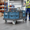 125mm Swivel Bolt Hole Castor Nylon Wheel with Roller Bearing