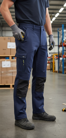 Premium Heavy Duty Combat Pocket Trouser with Stretch Fabric and Reinforced Knees for Comfort and Durability