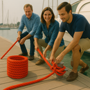 10mm Red Polypropylene Rope 3 Strand – Ultra-Strong, Weatherproof & Multi-Use | 75m Mini Coil | Limited Stock!