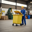 Heavy Duty 1100L 4 Wheeled Bin for Indoor/Outdoor Storage