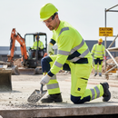 Premium Hi-Visibility Trousers with Stretch Panels, Knee Pad Pockets, and Certified Comfort
