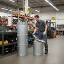 Premium Heavy Duty Stackable Tapered Bin with Standard Lid - 86 Litre Capacity for Convenient Storage