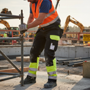 Premium Hi-Vis Professional Driver’s Trousers with Inner Knee Pad Pockets and Expanding Back Pockets for Ultimate Functionality and Safety