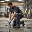 Premium Water-Repellent Stretch Work Trousers with Knee Pad Pockets and Comfortable Fit