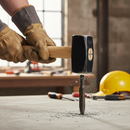 Professional Heavy Duty Lump Hammer with Hickory Handle - 2.5lb & 4lb Options for Versatile Chiseling and Construction Work