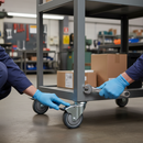 125mm Heavy Duty Braked Swivel Bolt Hole Castor with TPR