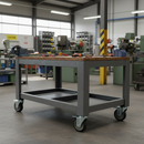 100mm Fixed Plate Heavy Duty Castor with Aluminium Centre