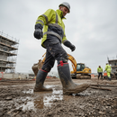 Premium Heavy Duty Waterproof Safety Rigger Boots with Steel Toecap and Cold Insulation for Construction Work