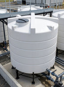 13000 Litre Cone Tank, 13° Angle, UV Polyethylene, 2in Drain