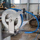 Stainless Steel Retractable Hose Reel 20m × 3/8in 400 Bar