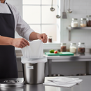 Premium White Pedal Bin Liners 15 Litre - Pack of 100 Durable Waste Bags - High-Quality Professional Grade for Industrial and Commercial Applications