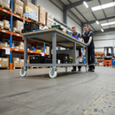 160mm Heavy Duty Fixed Plate Castor with Nylon Wheel - 400Kg Load Capacity