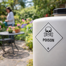 Poison 6 Hazard Warning Diamond – 1mm Rigid Plastic – Indoor/Outdoor Use