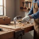 Premium Heavy Duty Hickory Claw Hammer with Steel Forged Head - Available in 16oz and 20oz Weights