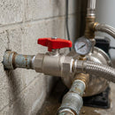 3/4in BSP Female x 3/4in BSP Female Plated Brass Ball Valve
