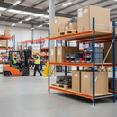 Premium Heavy Duty Longspan Shelving Extension Kit - 2500mm High - Blue & Orange