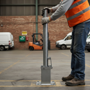 Premium Removable Galvanised Steel Bollards 1000mm - Heavy Duty Perimeter Security for Parking and Walkways