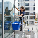Premium Durable Plastic Window Cleaning Bucket 24 Litre with Easy-Lift Handle for Efficient Cleaning