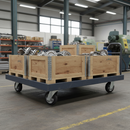 200mm Heavy Duty Swivel Plate Castor with Rubber Tyre