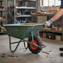 260mm Diameter Puncture Proof Microcellular Wheel with Heavy Tread Pattern