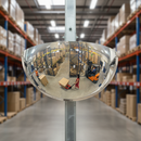 Premium Half Dome Vertical Mount Mirror with 180-Degree View for Enhanced Safety and Security