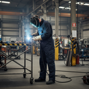 Premium ARC Flash & Fire Retardant Bib & Brace with Kneepad Pockets - Dark Navy