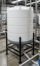 2100 Litre Cone Tank 30° – Complete Drainage Polyethylene