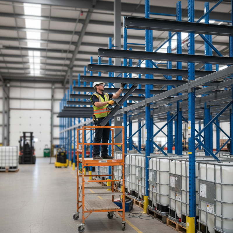 5x Heavy Duty Shelving Support Beams - Reinforcement for Shelving Units