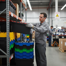 Durable Colored Tote Boxes - 3 Sizes for Every Industry