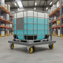 200mm Heavy Duty Braked Swivel Plate Castor for Towable Applications