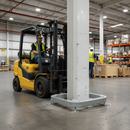 Premium Warehouse Impact Rail - Galvanised Steel with Adjustable Aluminium Fittings for Maximum Protection