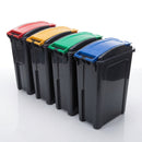 25-litre Lift Bin with Coloured Lid – Slimline Waste Segregation (view 2)