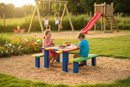 Premium Junior Picnic Bench Set 1.5m with Vibrant Colors for Children's Activities