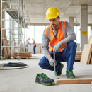 Premium Heavy Duty Safety Trainer with Water-Repellent Upper, Cold-Insulating Sole, and Composite Toe Protection for Comfort and Safety