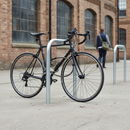 Premium Galvanised Bicycle Parking Rack - Heavy Duty Steel Construction with Space Saving Design
