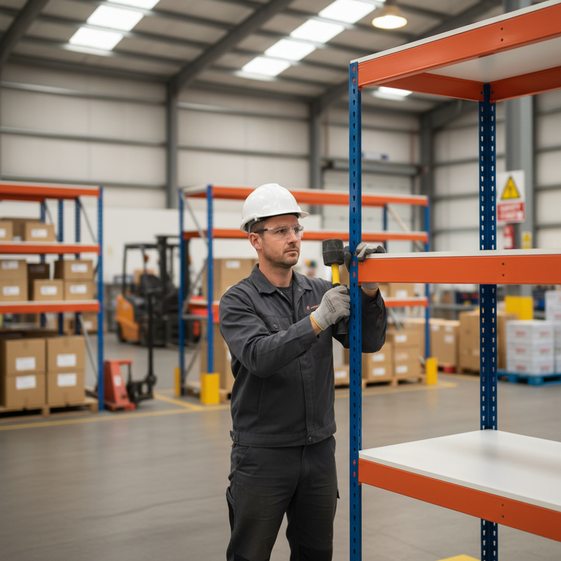 Heavy Duty Industrial Shelving - 2440mm High - 800kg Capacity - Melamine