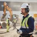 Professional Helmet Mounted Communication Ear Defenders with Active Hearing Protection and Bluetooth Option - SNR 30